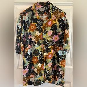Zara Man Tropical Shirt Sz M (42)